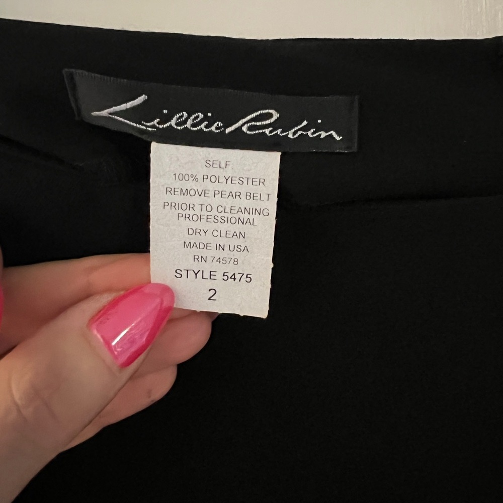 ~Lillie Rubin Back Zip Dress Pants *EUC* Sz. 2 MSRP: $198+tax